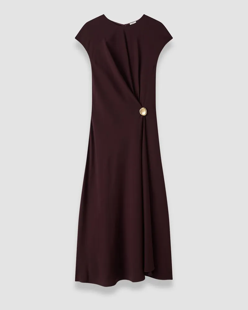 Joseph Taipan Crepe Dress - Shorter Purple