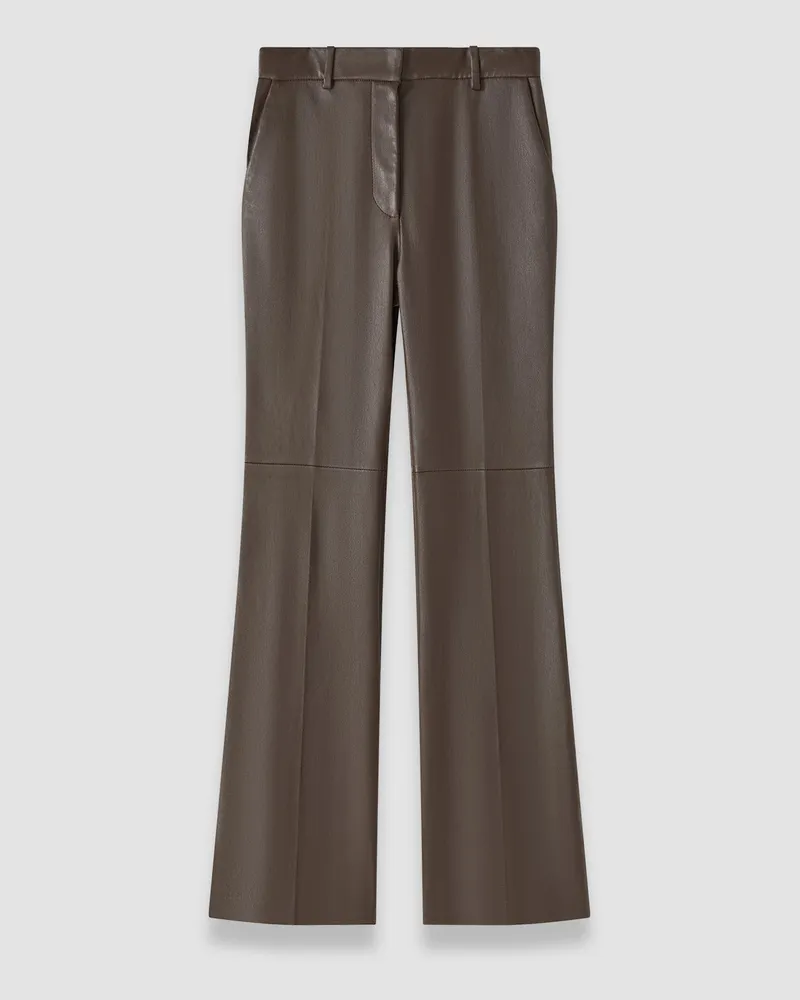 Joseph Tafira Leather Stretch Trousers - Shorter / 42 
