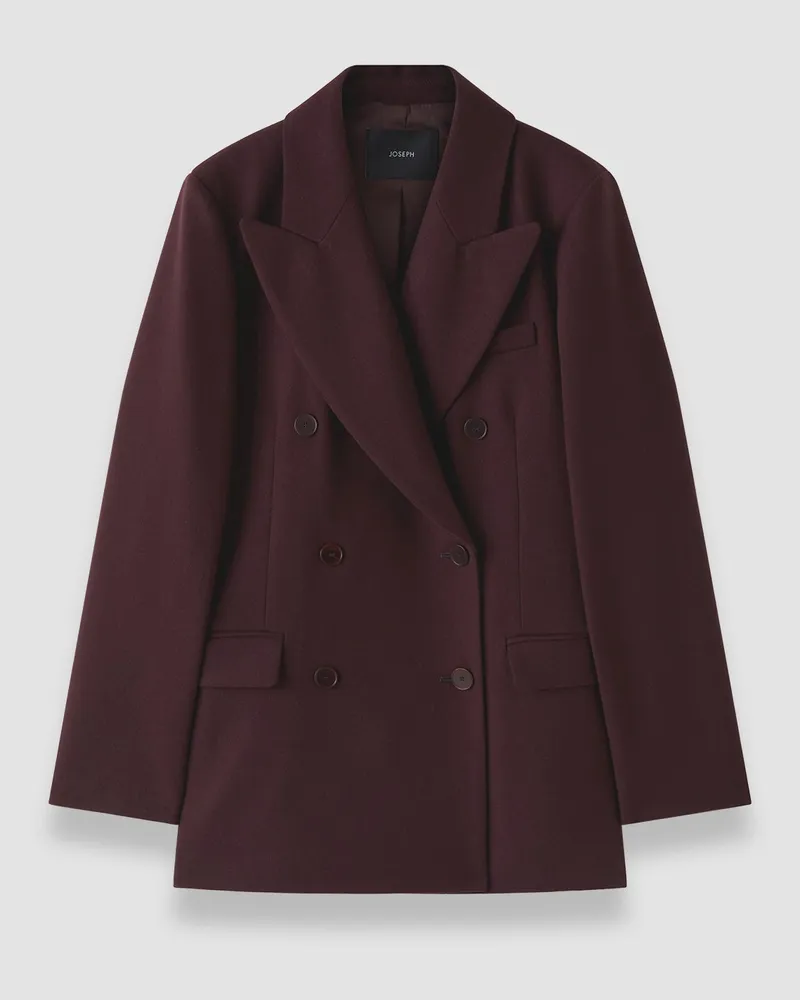 Joseph Valery Flannel Wool Jacket - 40 