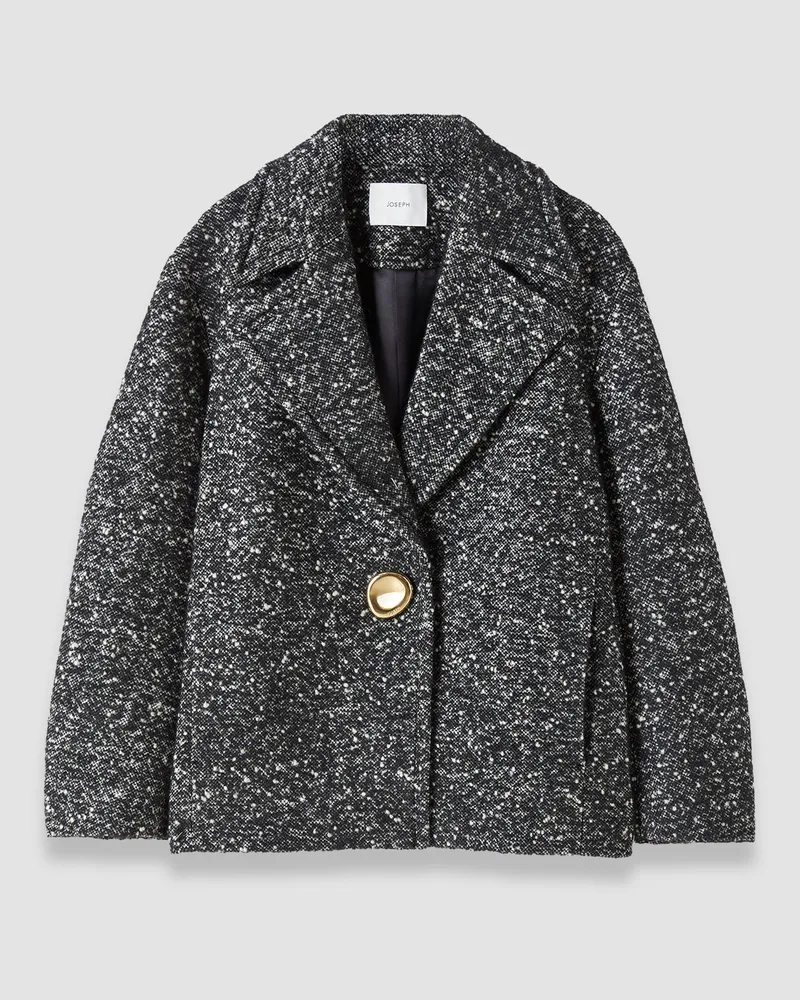 Joseph Agar Donegal Tweed Wool Coat - 44 