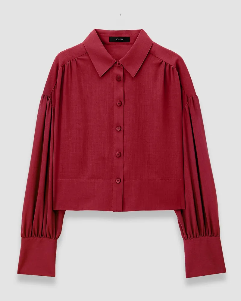 Joseph Anais Sheer Fine Wool Blouse - 44 