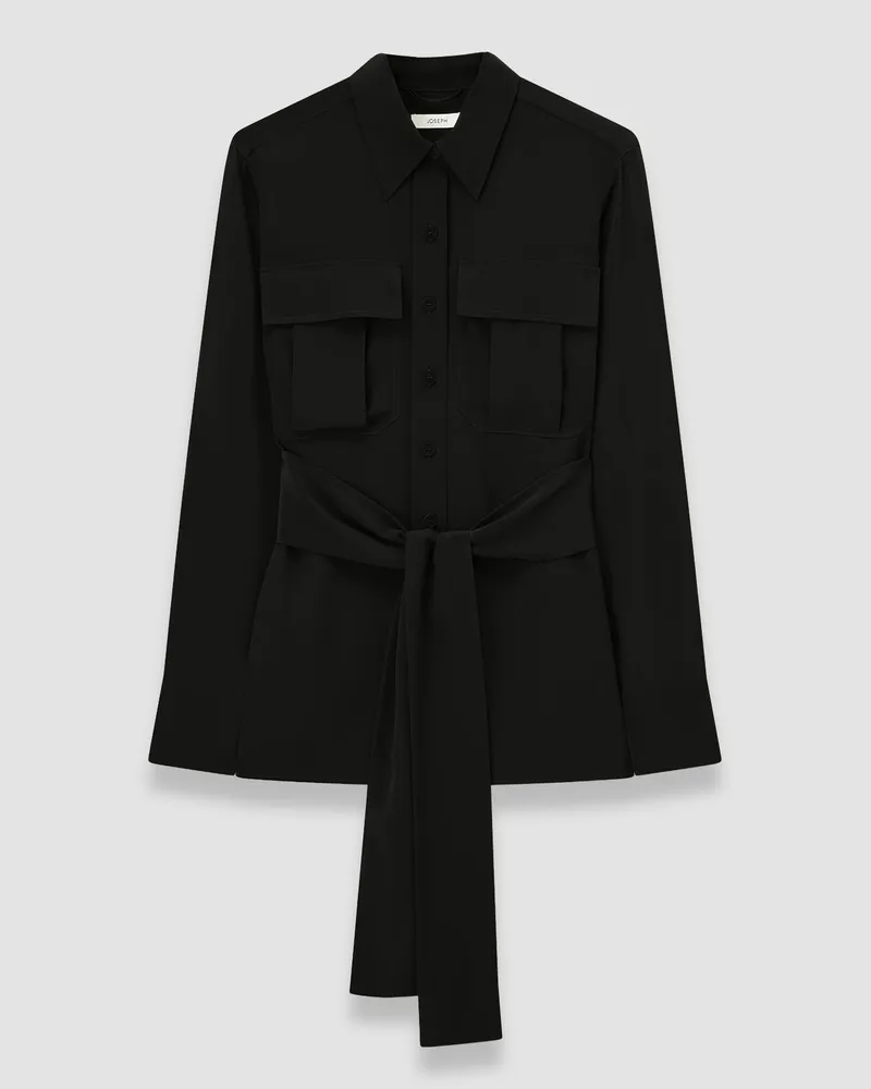 Joseph Yas Crepe de Soie Silk Shirt - 48 