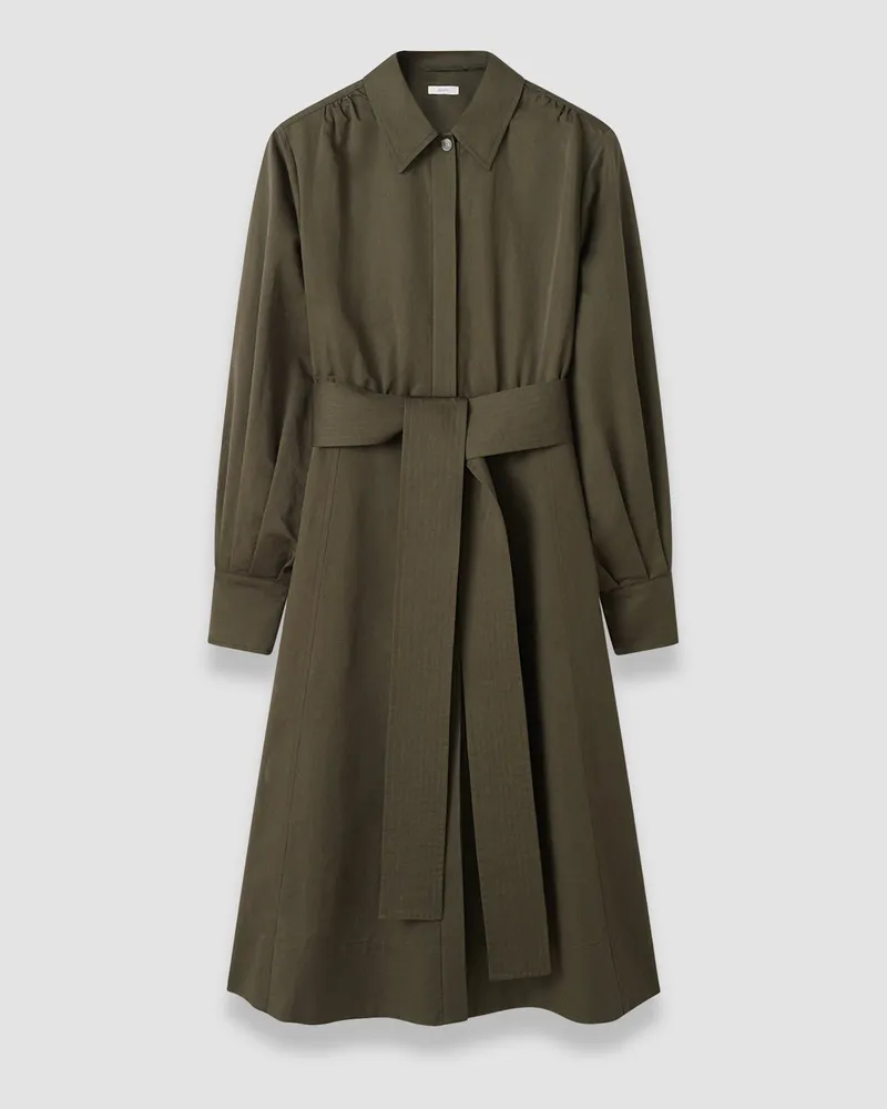 Joseph Ziane Cotton Linen Dress - Shorter Green