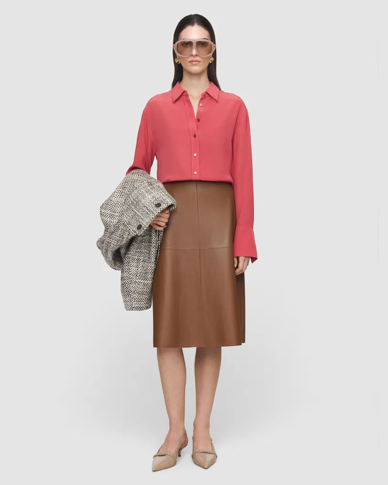 Joseph Joe Crepe de Chine Silk Blouse - 48 