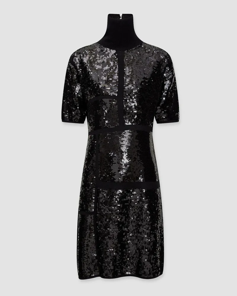Joseph Sequins Knit Dress Black