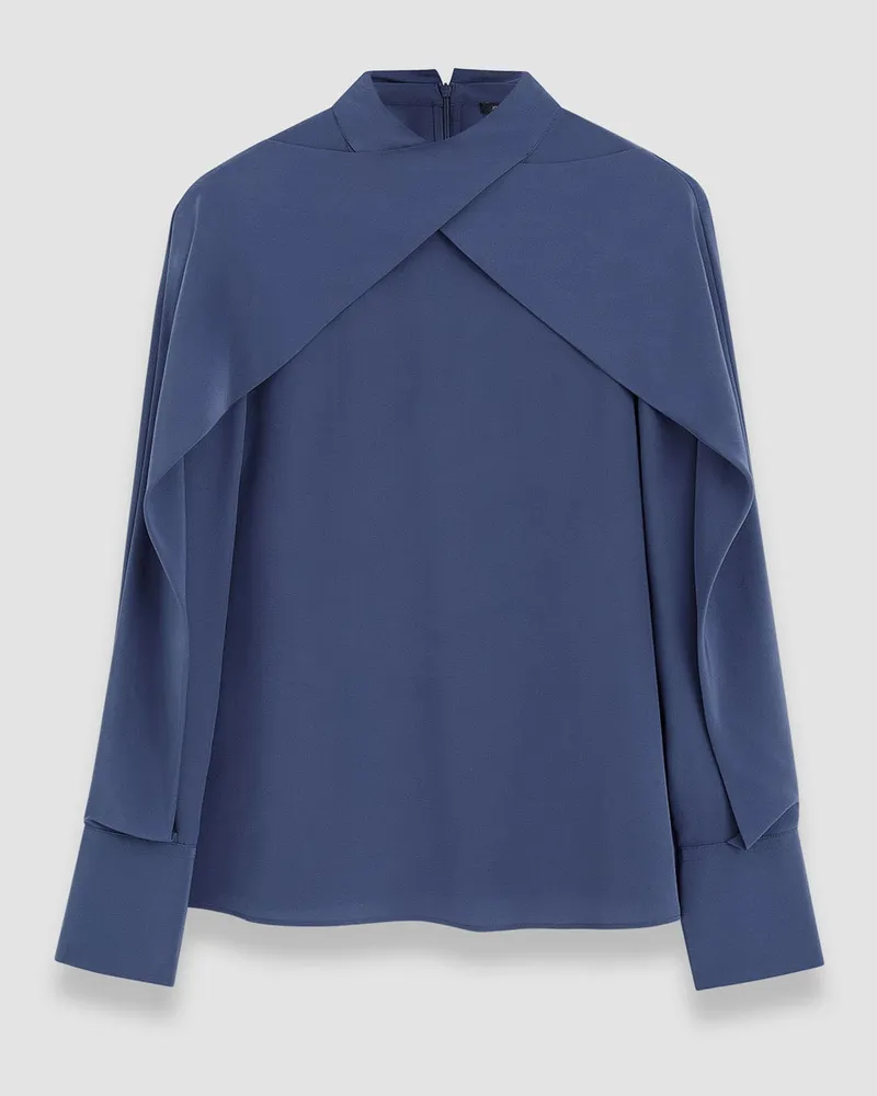 Joseph Bailie Silk Crepe de Chine Blouse - 42 