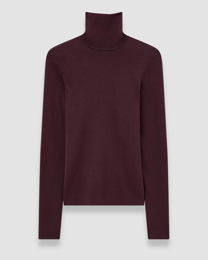 Joseph Silk Stretch High Neck Top - XXS 