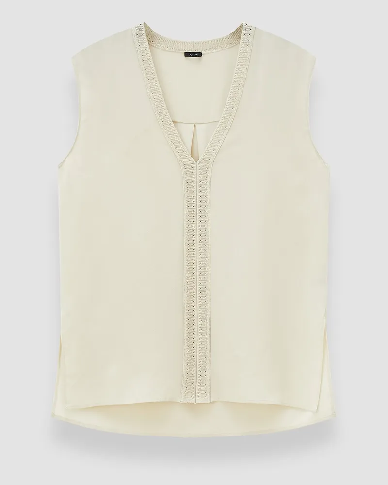 Joseph Louis Crepe de Soie Silk Blouse - 40 