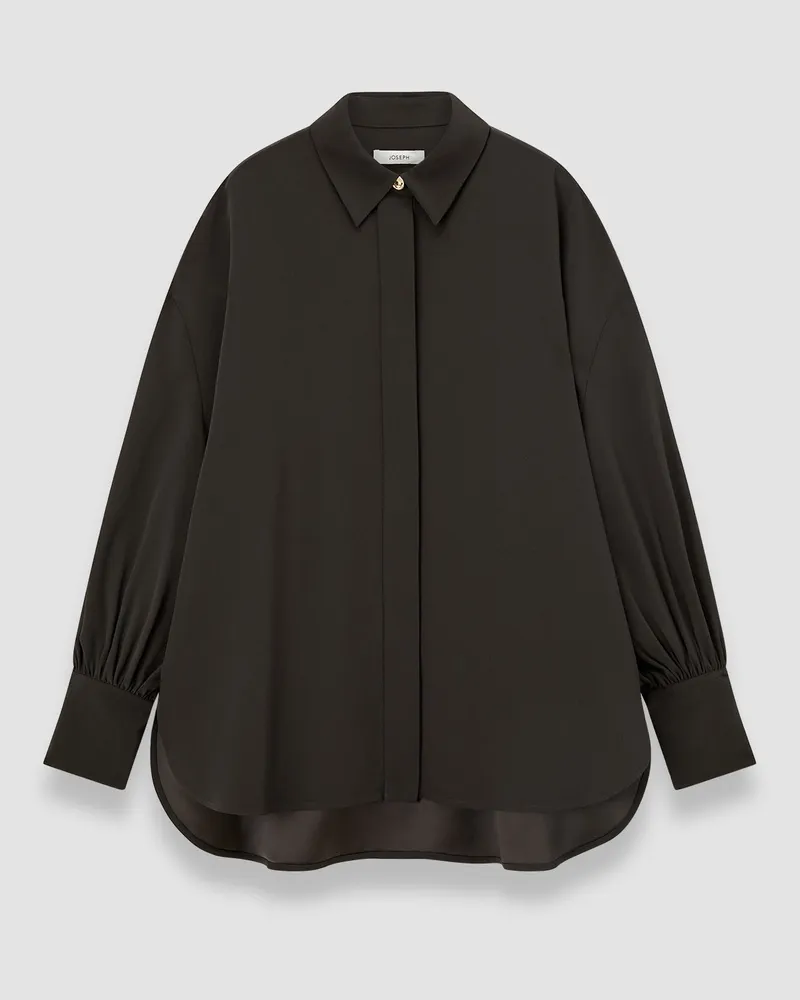 Joseph Camilia Satin Twill Blouse - 48 