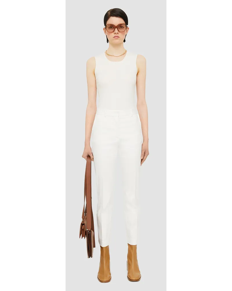 Joseph Light Gabardine Stretch Coleman Trousers Ivory