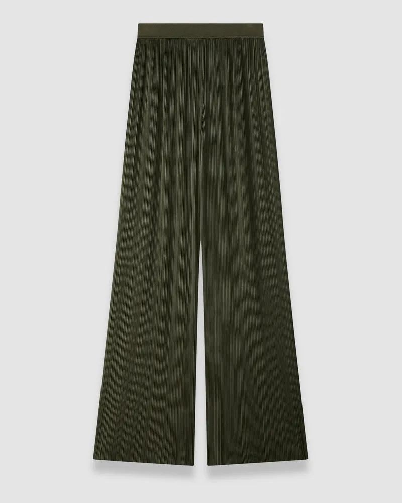 Joseph Amber Pleated Satin Trousers - Shorter / 44 