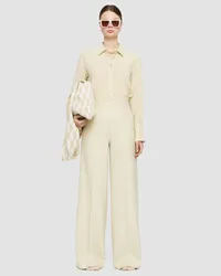 Joseph Fluid Wool Alana Trousers Pale