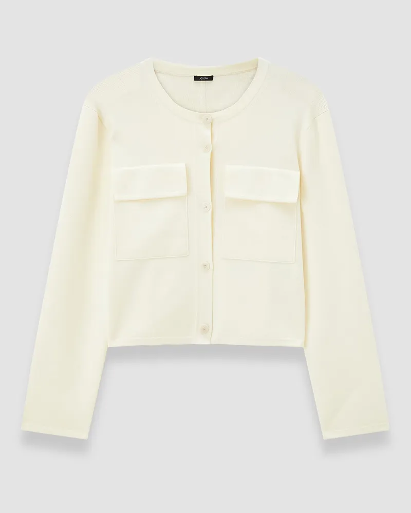 Joseph Viscose Knit Stretch Cardigan Jacket - XL 