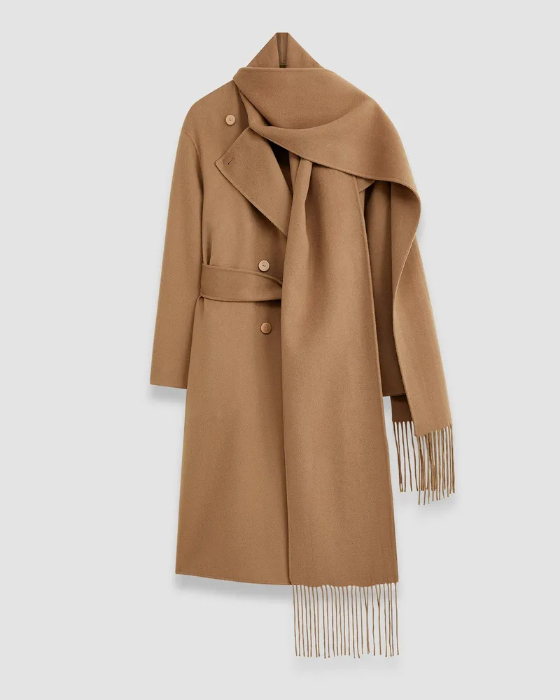 Joseph Light Double Face Lepage Scarf Coat - Regular / 38 