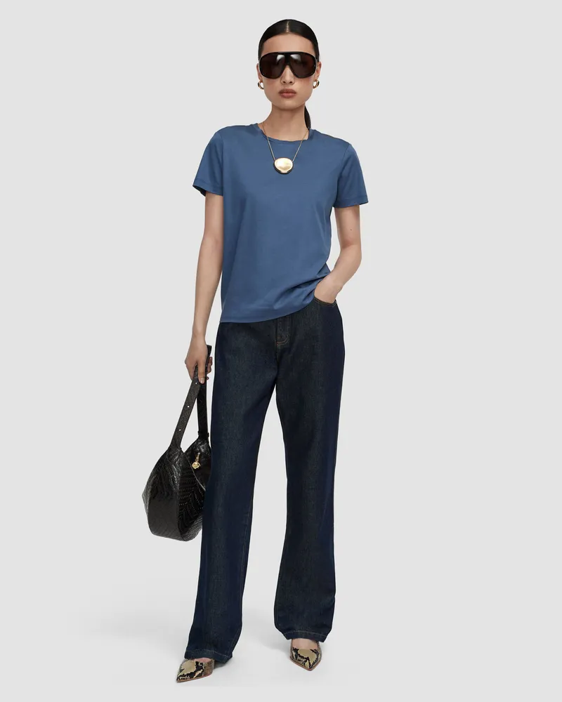 Joseph Livia Mercerised Cotton T-Shirt - XXS 