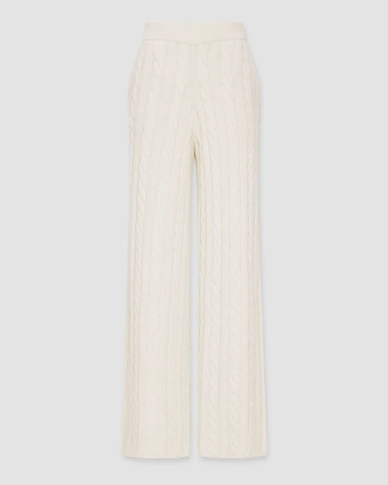 Joseph Light Cable Knit Trousers - S 