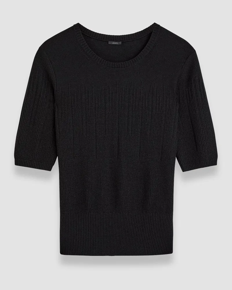 Joseph Gradient Stitch Round Neck Top - XXS 