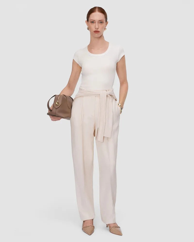 Joseph Saba Cotton Rib Top - XXS 