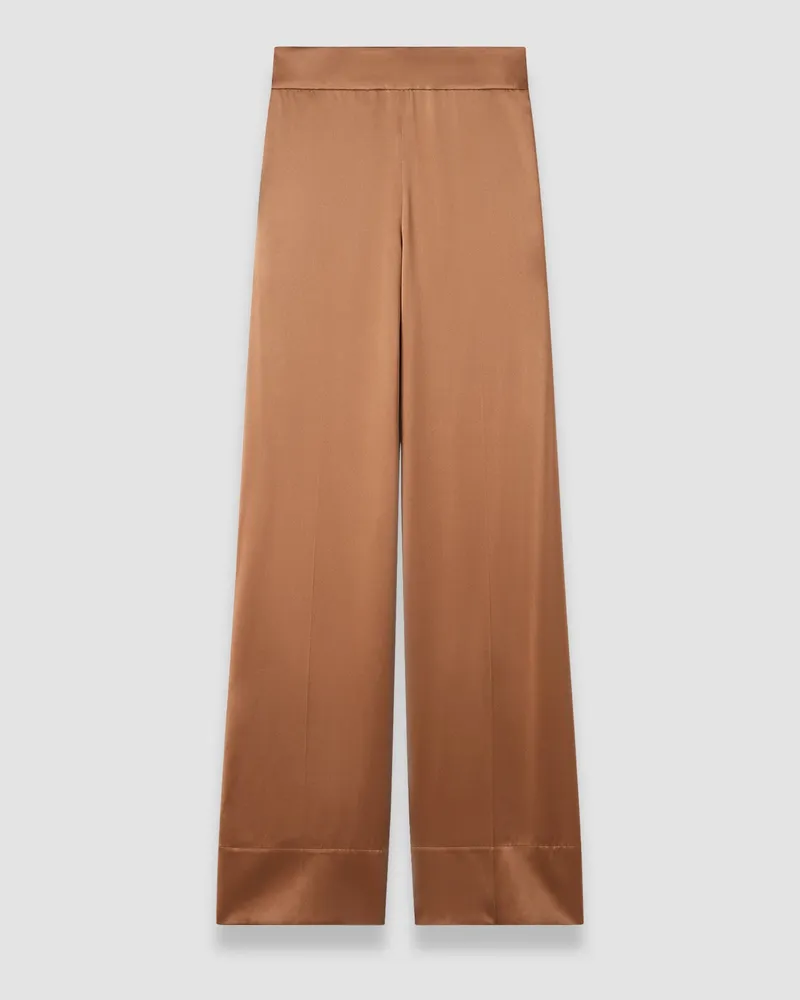 Joseph Dijon Silk Satin Trousers - Shorter / 44 
