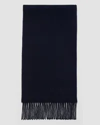 Joseph Wool Cashmere Blend Alice Scarf Navy