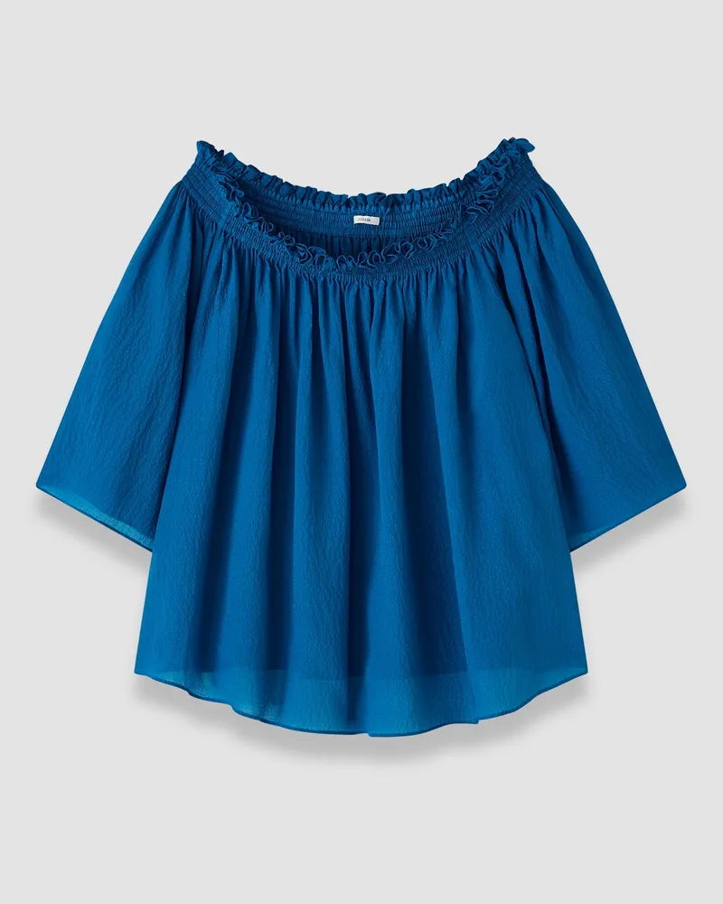 Joseph Emi Textured Silk Top - 38 