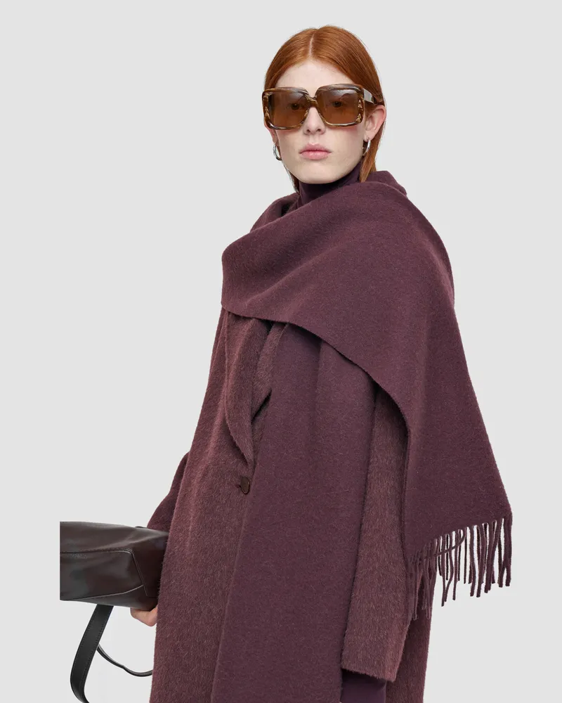 Joseph Cecile Wool Scarf Purple