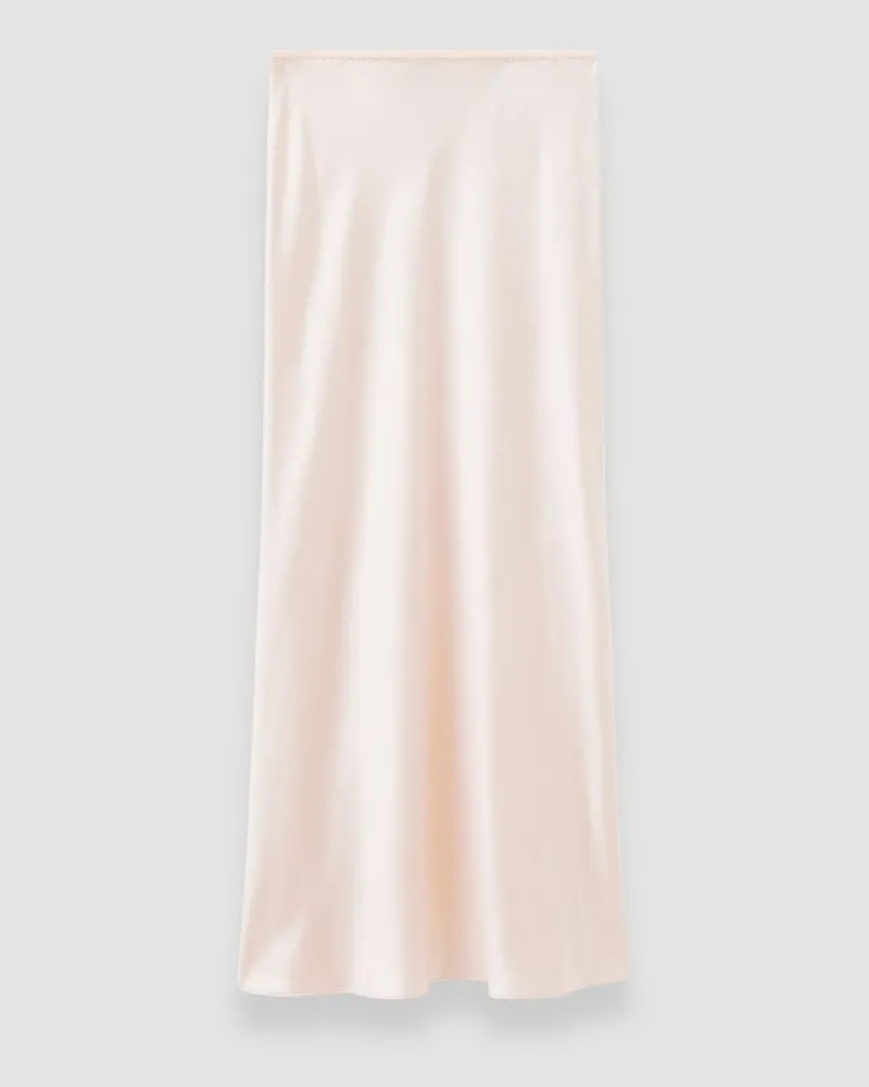 Joseph Isaak Long Silk Satin Skirt - Shorter Pink