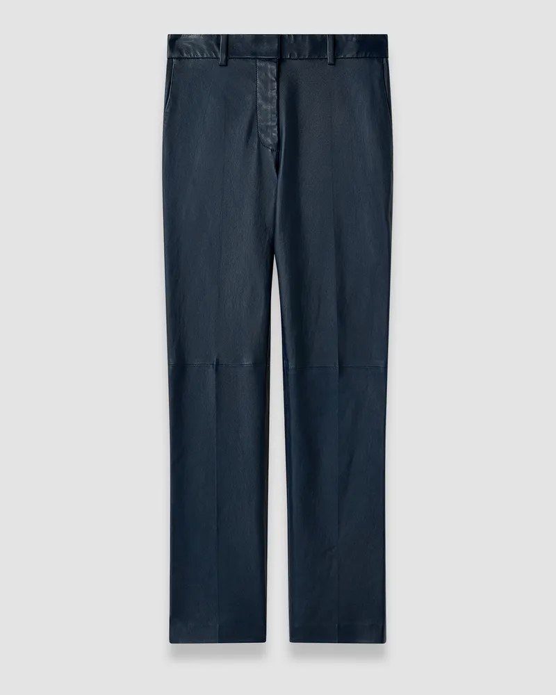 Joseph Coleman Long Leather Stretch Trousers - 44 