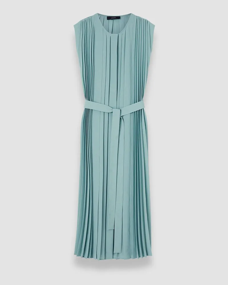 Joseph Davide Airy Plissé Dress Blue