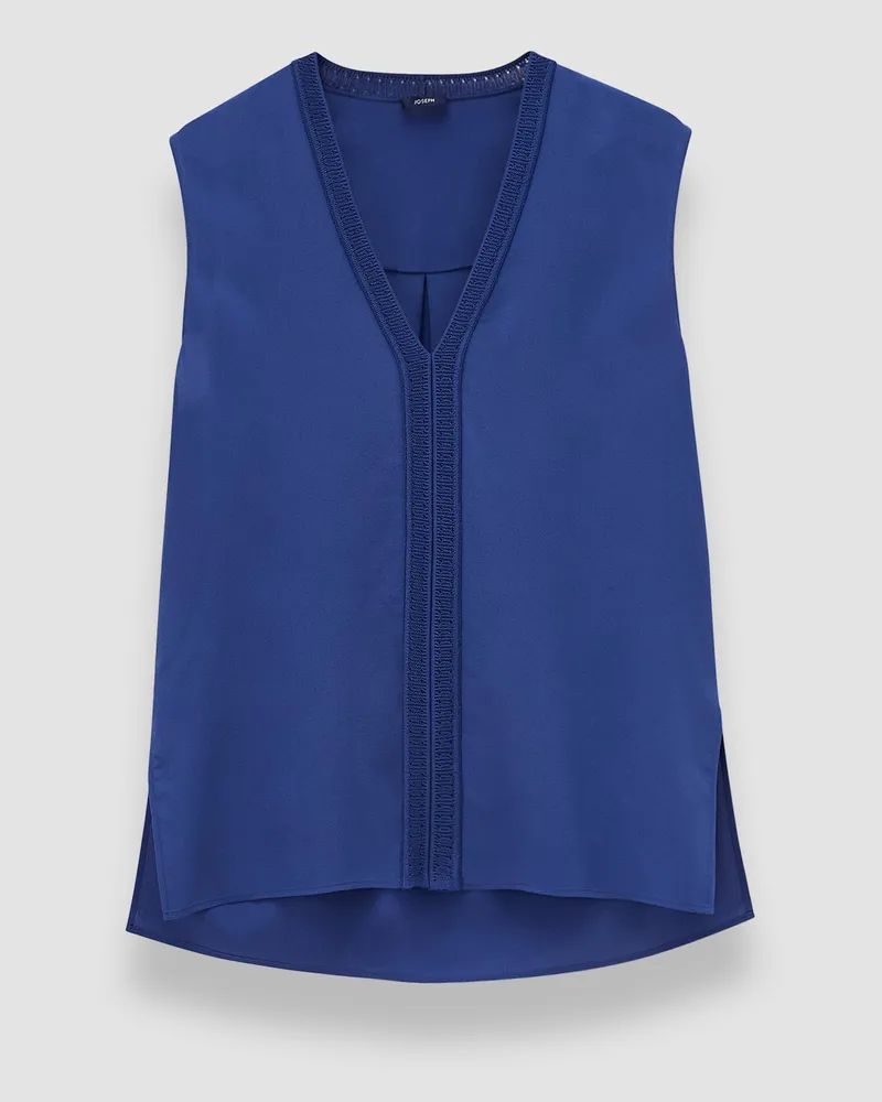 Joseph Louis Crepe de Soie Silk Blouse - 48 