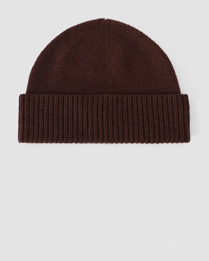 Joseph Chia Pure Cashmere Hat Purple