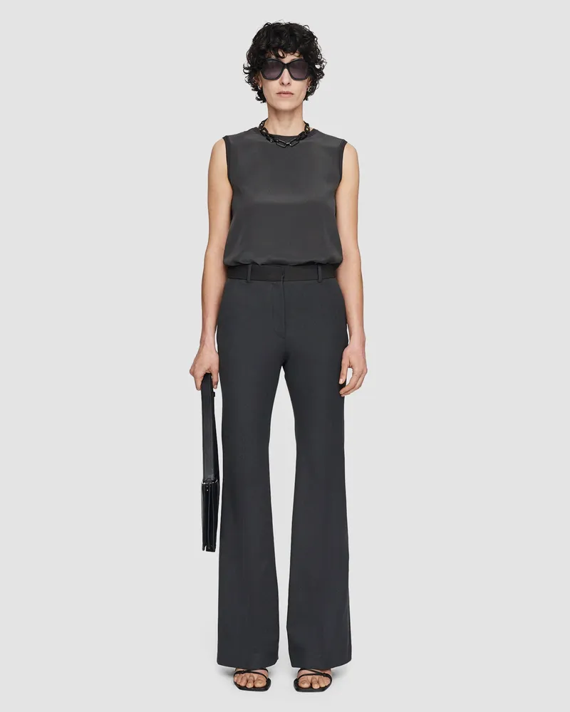 Joseph Gabardine Stretch Tafira Trousers Slate