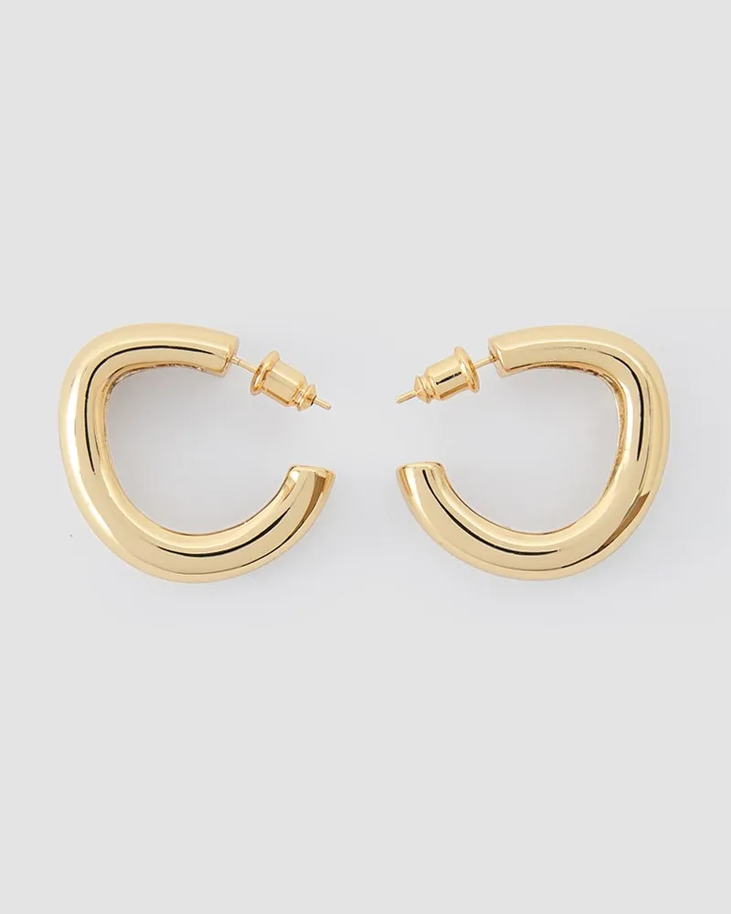 Joseph Mini Bean Hoop Earrings - One Size 