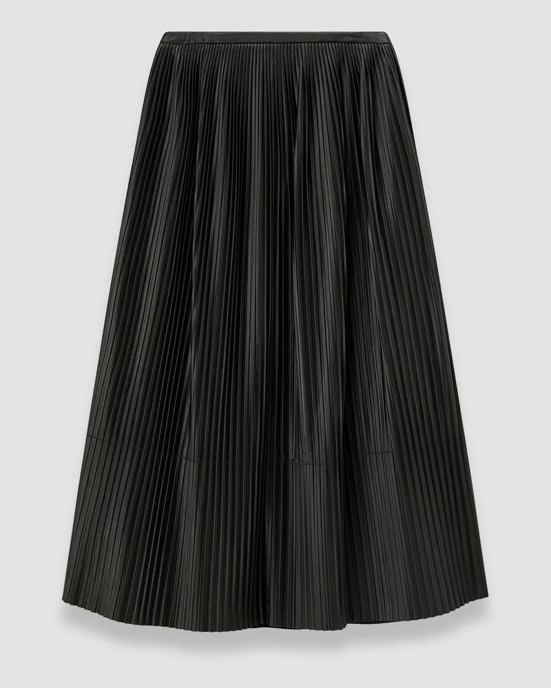 Joseph Didi Light Nappa Leather Skirt Black