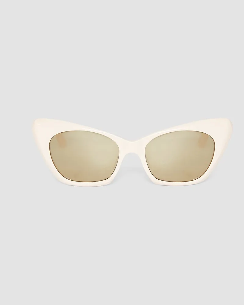Joseph Cat Eye Sunglasses Beige