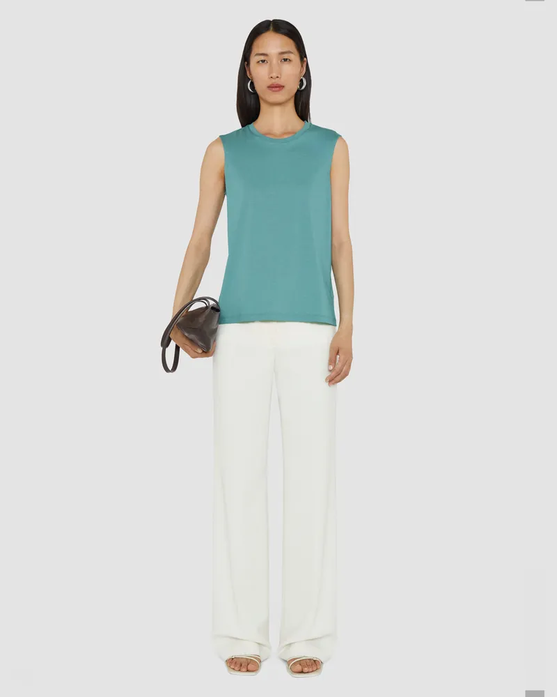 Joseph Cotton Silk Jersey Tank Top - XXS 