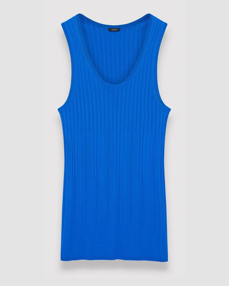 Joseph Viscose Rib Knit Tank Top - XS 