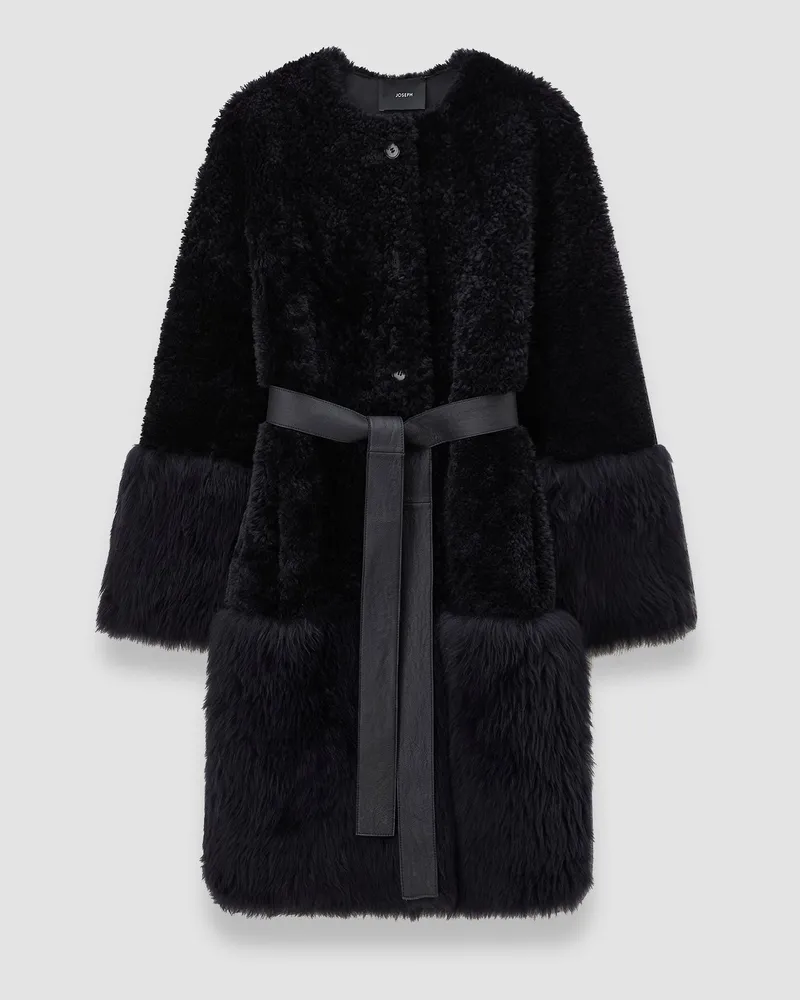 Joseph Tina Shearling Coat - 44 