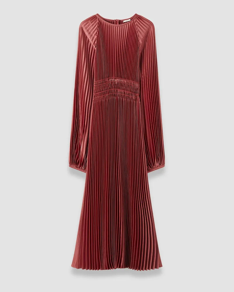 Joseph Ortiz Pleated Woven Dress Pink