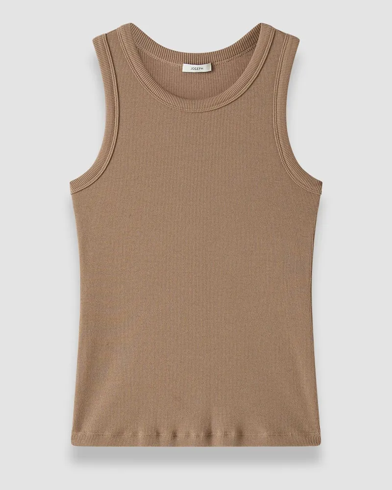 Joseph Yeux Cotton Rib Vest - XXS 