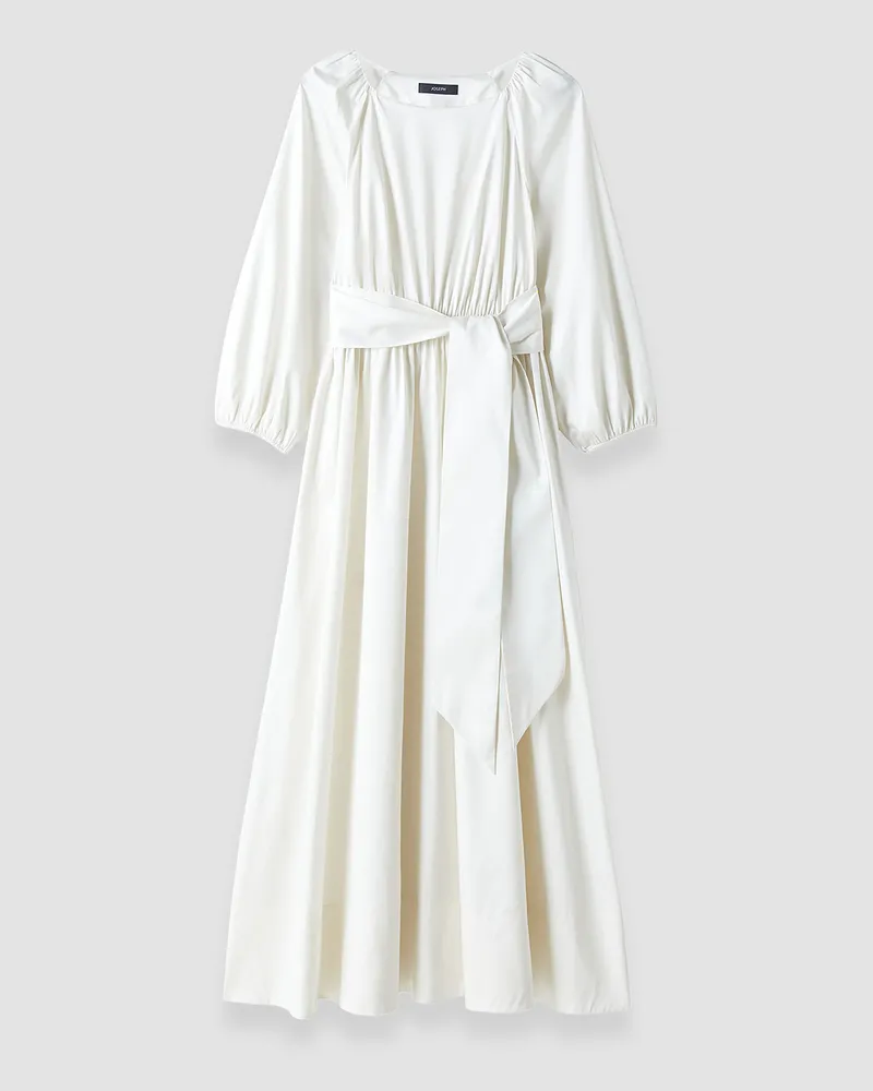 Joseph Bellan Cotton Sateen Dress White