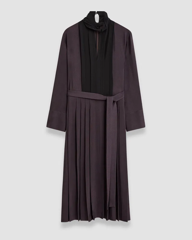 Joseph Duris Evening Silk Blend Dress Purple