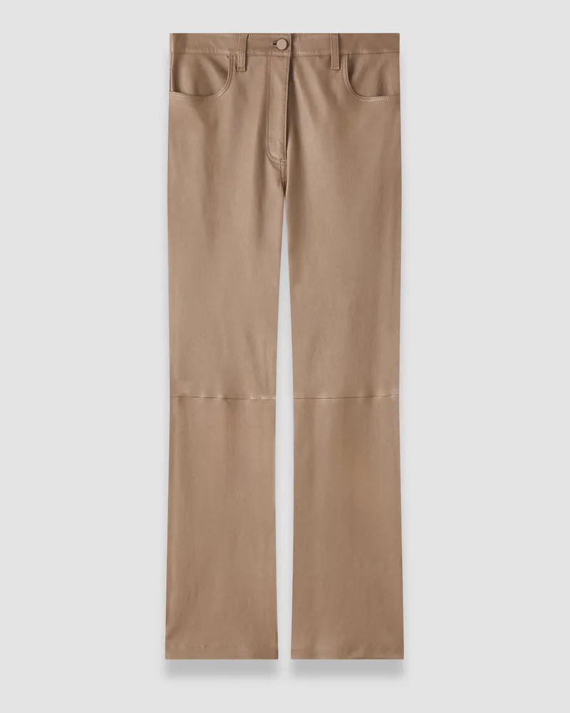 Joseph Duke Leather Stretch Trousers - 44 
