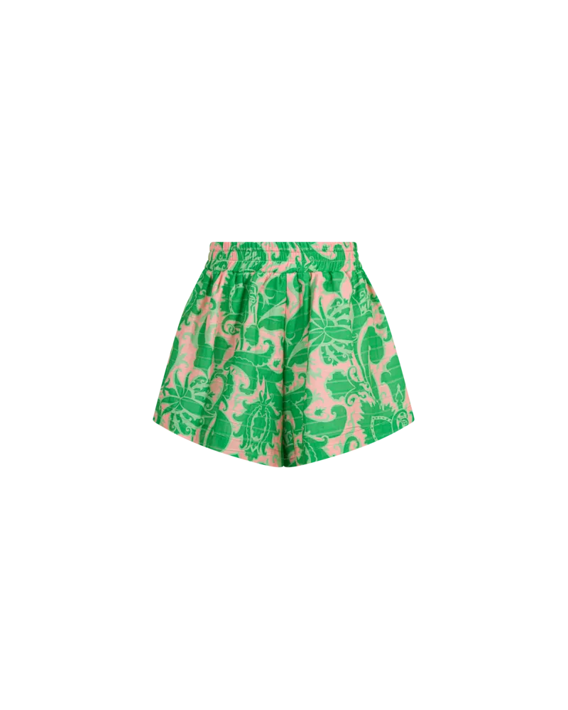 Etro Shorts Aus Musselin Mit Print, Rosa, Größe Rosa