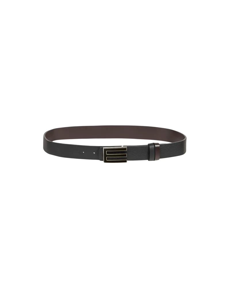 Etro Wendbarer Gürtel Aus Leder, Herren, Schwarz, Größe Schwarz