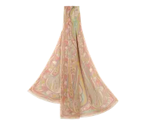 Schal Aus Seide Mit Druck, Damen, Multicolor