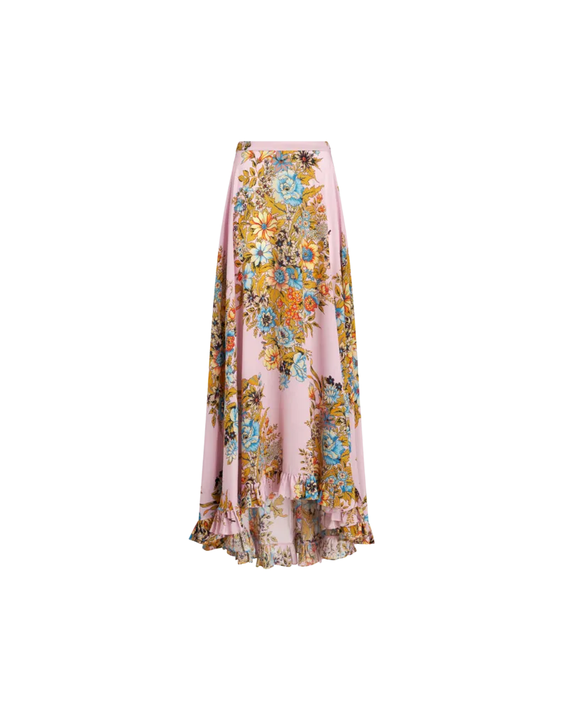 Etro Rock Aus Crêpe De Chine Mit Druck, Rosa Rosa