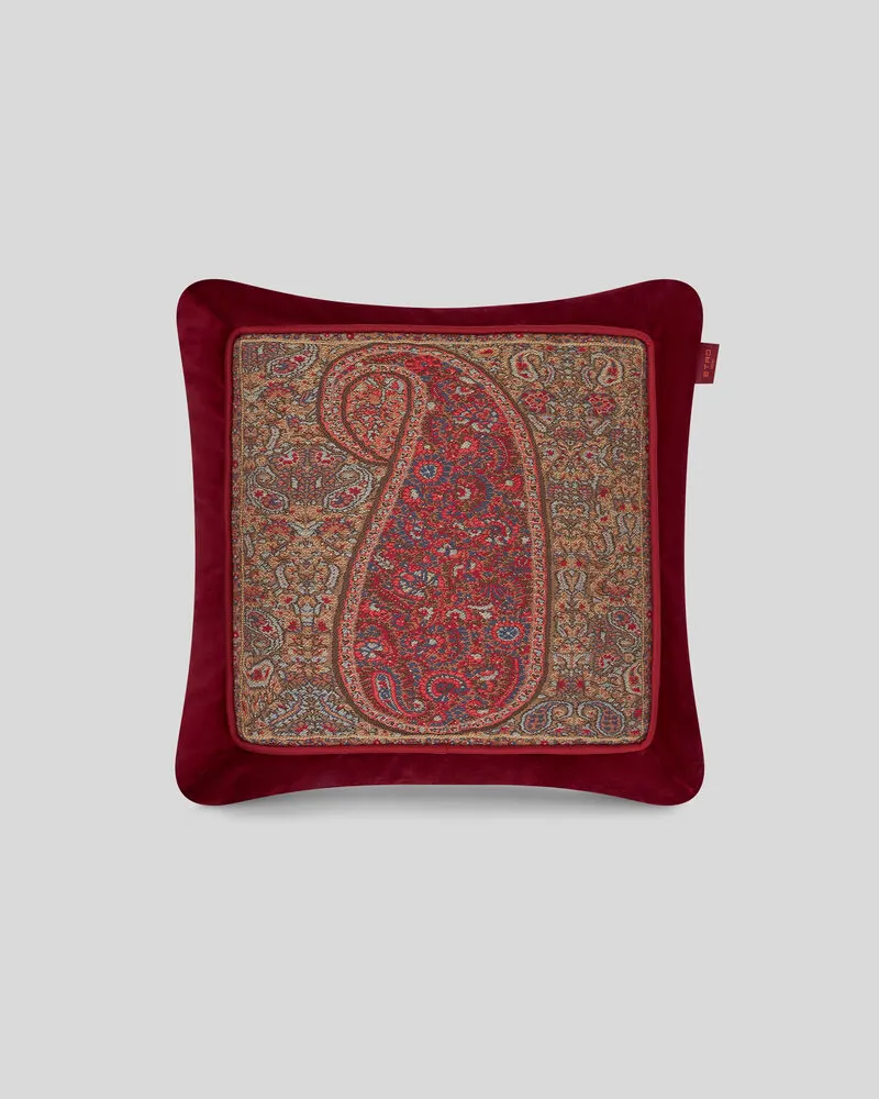 Etro Jacquard-kissen, Rot Rot