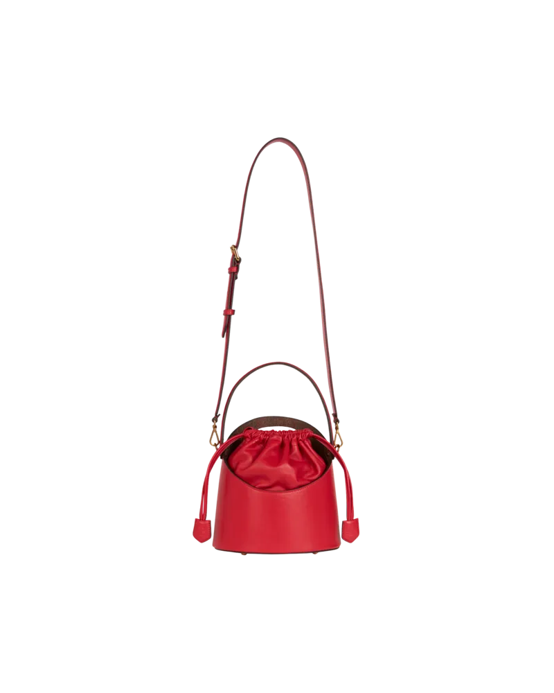 Etro Handtasche Saturno Mittelgross, Rot Rot