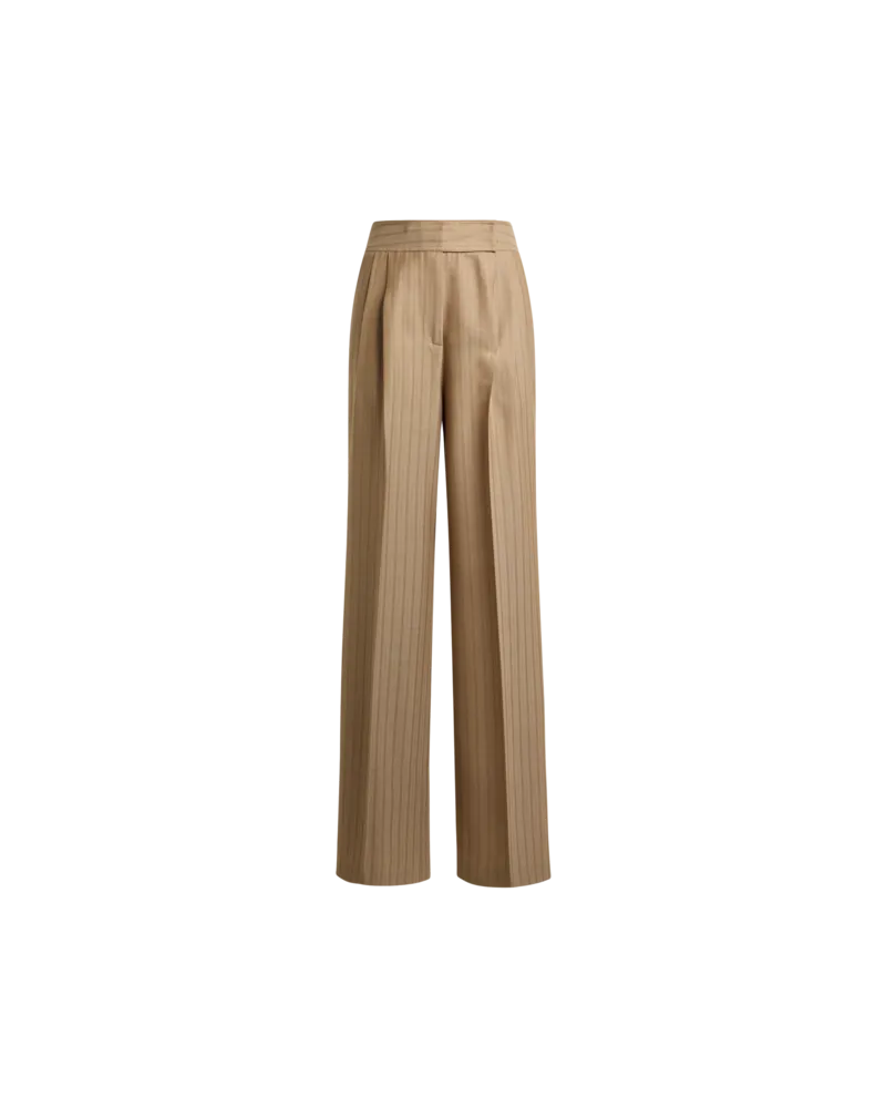 Etro Jacquard-hose Aus Wolle Mit Streifenmuster, Damen, Beige, Größe Beige